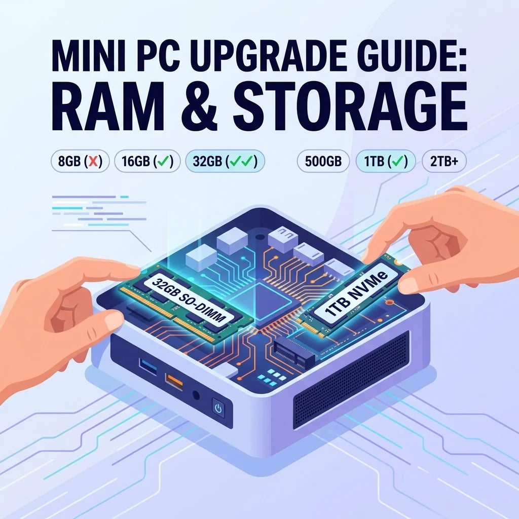 Mini PC RAM and Storage Upgrade Guide: How to Choose & Upgrade