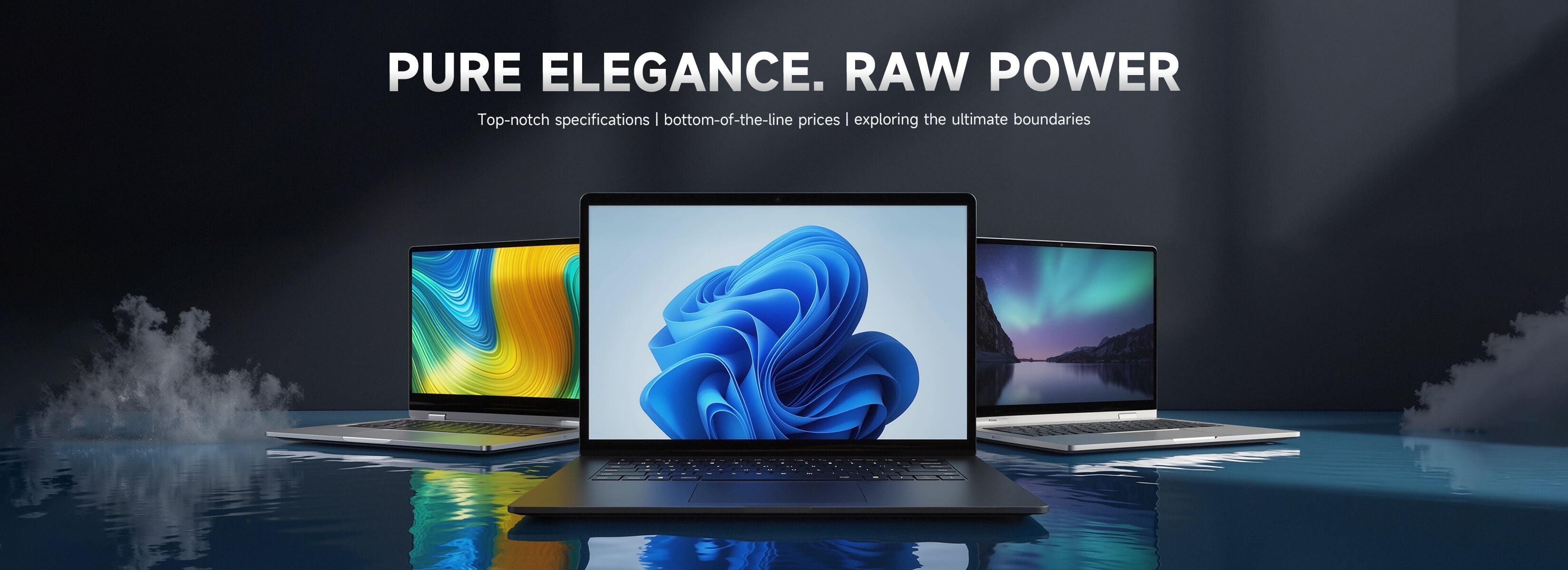 BMAX laptop with vibrant screen display and slim design