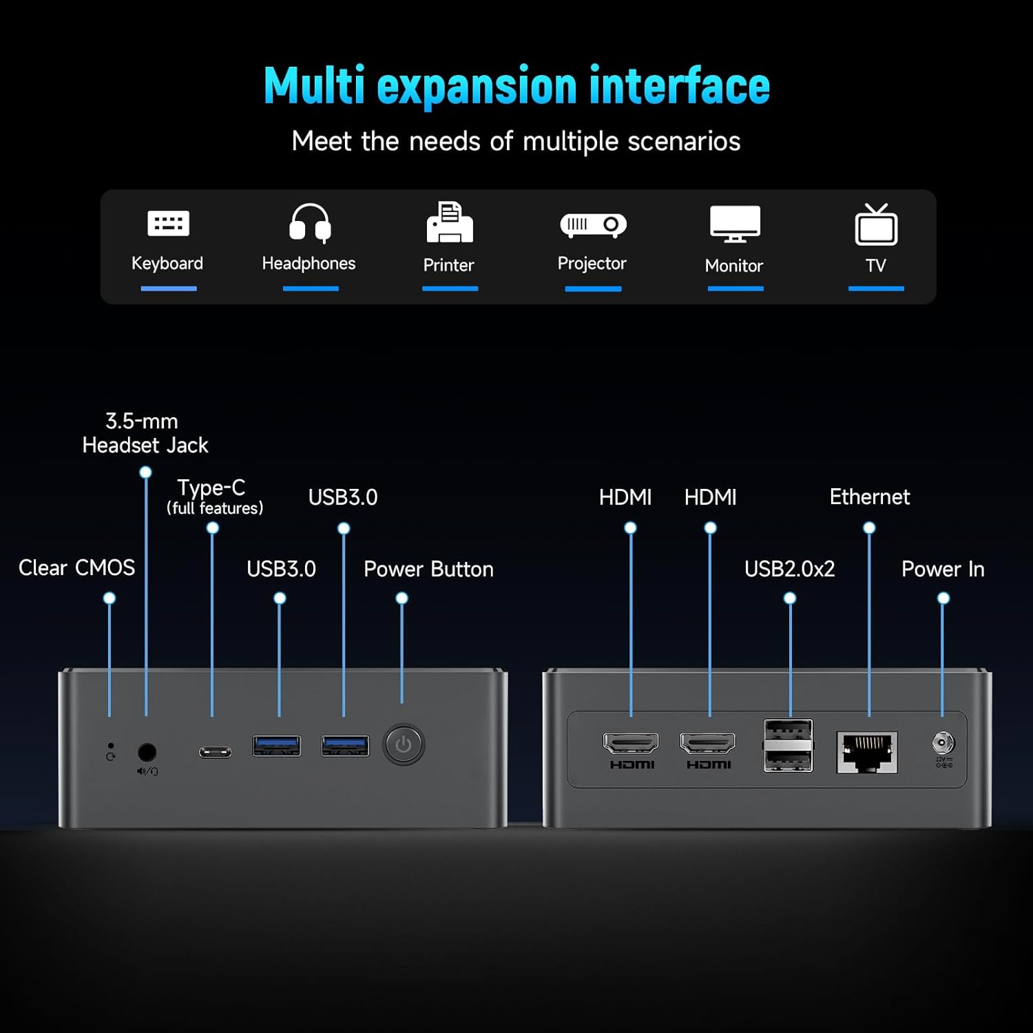 Bmax B4 Turbo  Intel® 13th Gen Twin Lake N150 16GB DDR4 RAM Mini PC