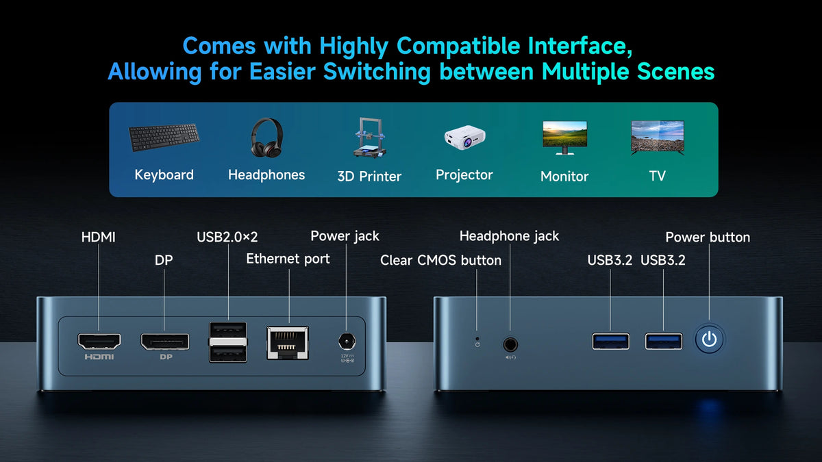 Mini PC BMAX B2 Power | Intel Celeron 5205U A+