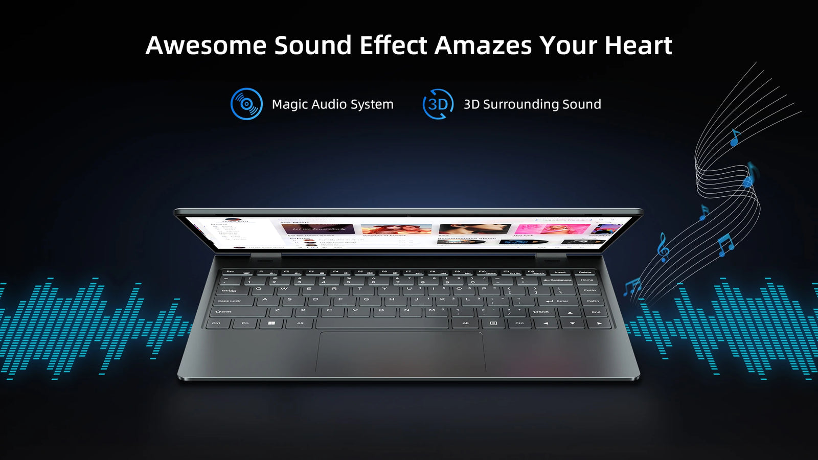 BMAX Y14 Plus Laptop | 360° Touchscreen Windows 11 Pro Notebook with Intel N150 Processor - A+ Image 13