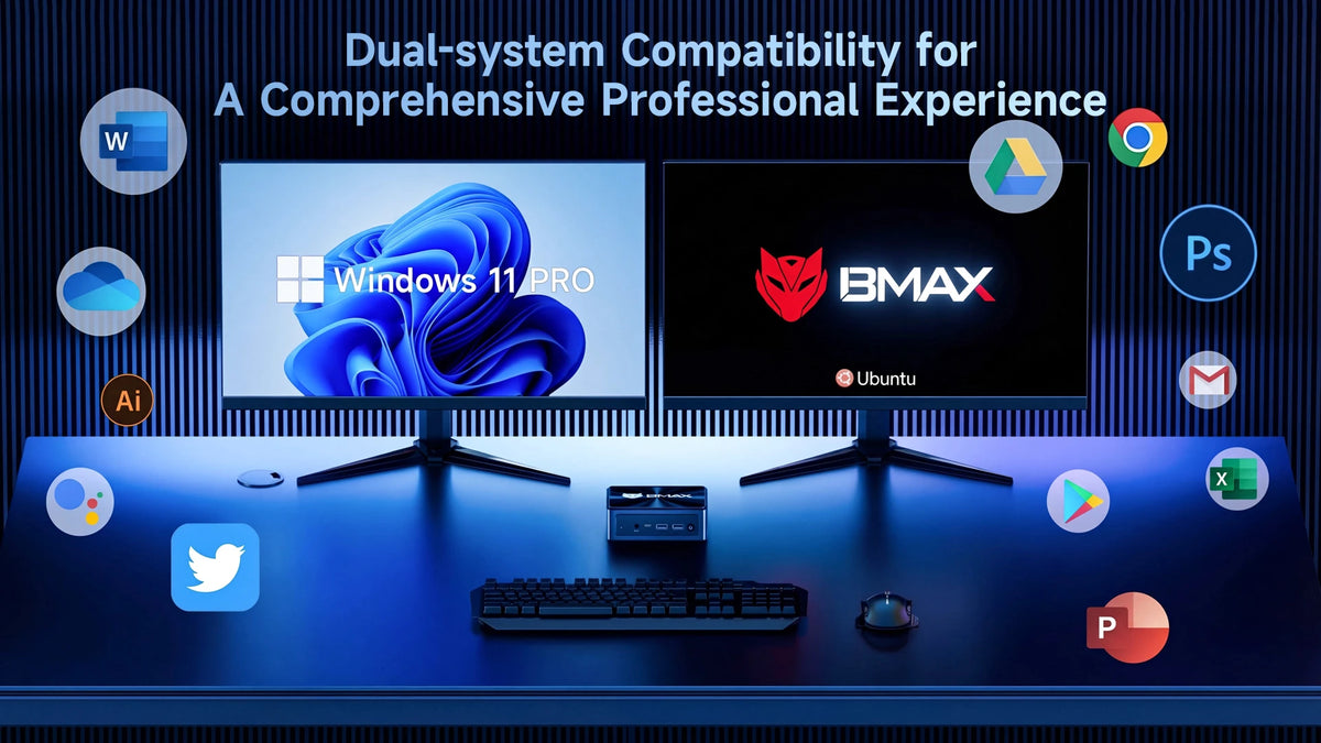 BMAX B11 Pro Mini PC | Intel Core Ultra 5 115U A+
