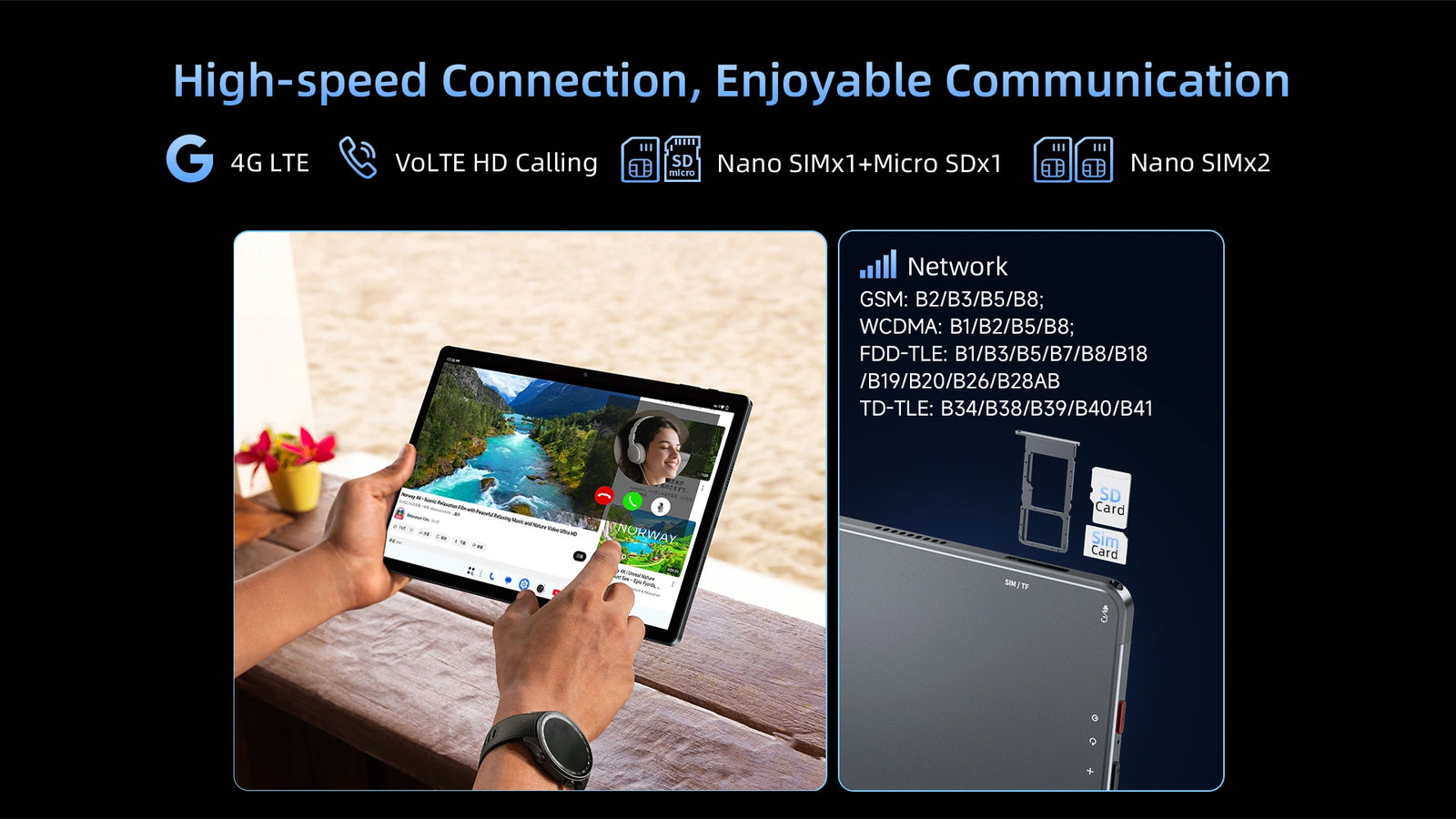 BMAX I13 Tablet | 13.3-Inch Android 16 4G LTE Tablet PC with T7255 Octa-Core Processor - A+ Image 15