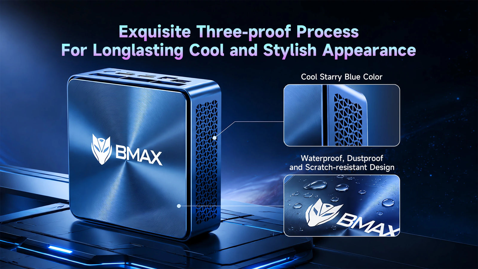 Minikomputer BMAX B12 Power | Minikomputer Intel Core Ultra 9 185H z 24 GB RAM i 1 TB SSD A+