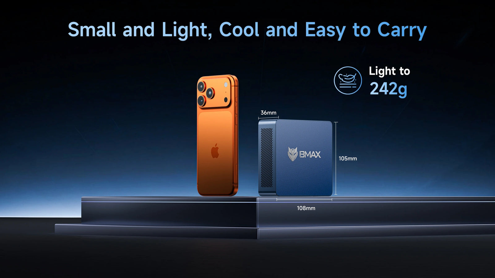 BMAX B4 Plus Mini PC | Intel Processor N95 Windows 11 Computer - A+ Image 3