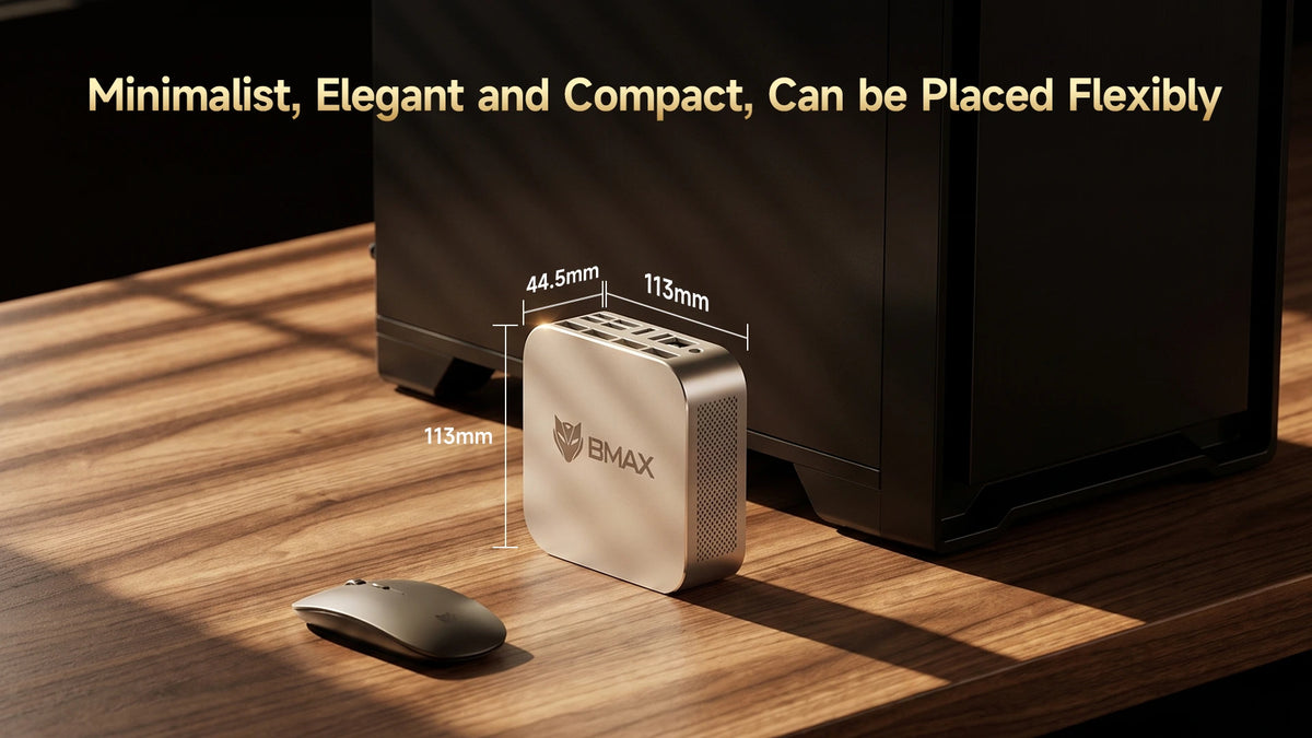 BMAX B7A Plus Mini PC | AMD Ryzen 5 6600H A+
