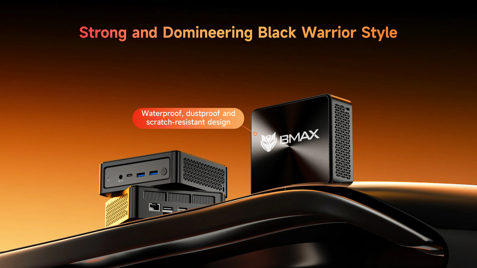 BMAX B8A Pro Mini PC | AMD Ryzen 7 8745HS Windows 11 Computer - A+ Image 3