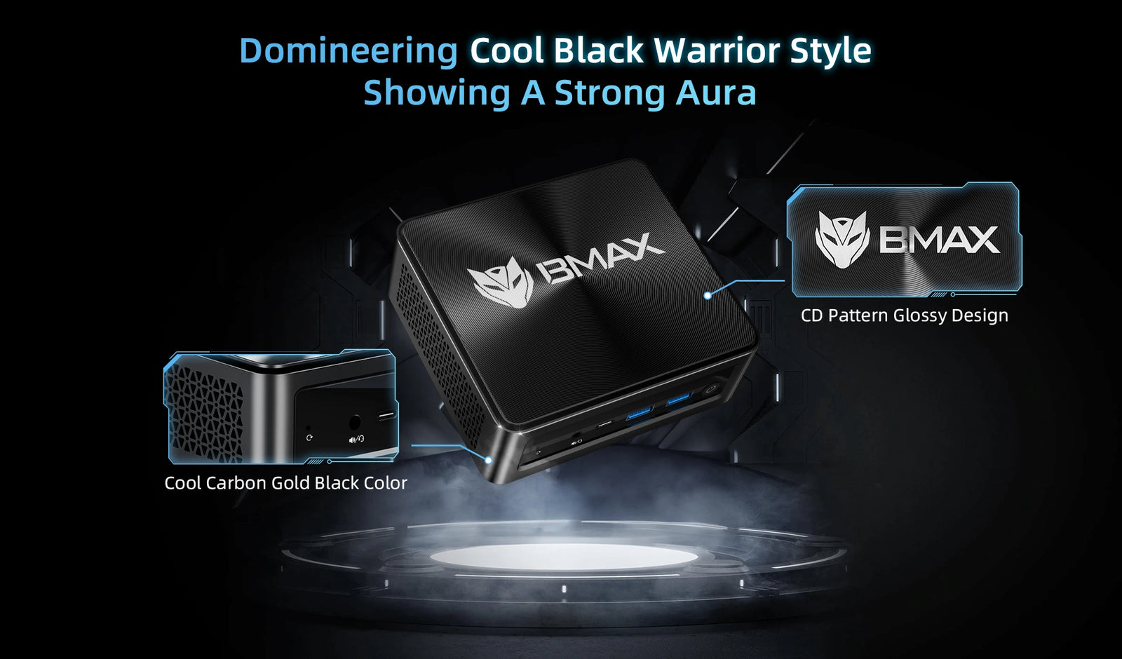 BMAX B9 Power Mini PC | Intel Core i9-12900H Windows 11 Pro Computer - A+ Image 3
