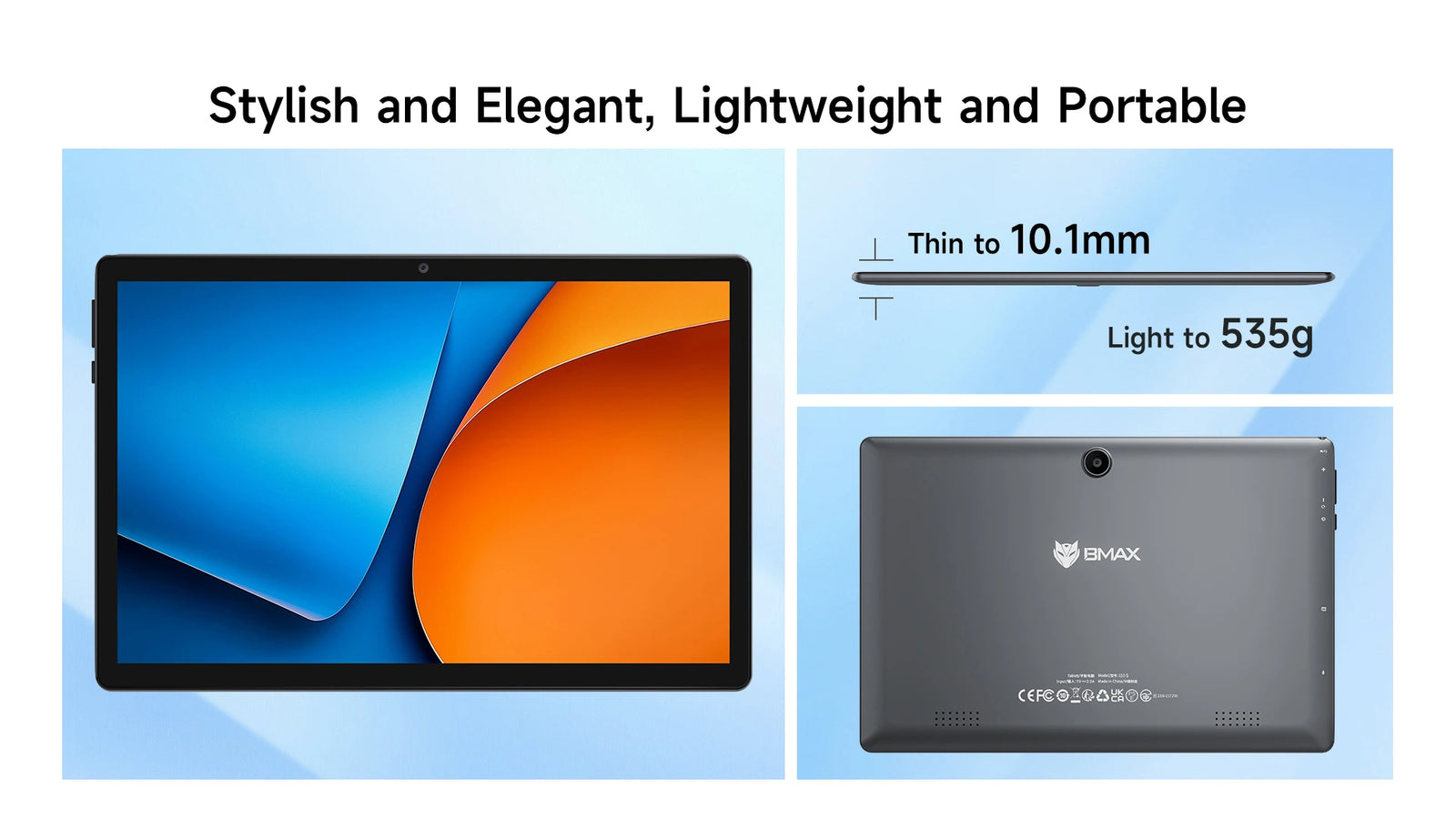 BMAX I10 S Tablet | Android 16 WiFi Tablet with Quad-Core Processor - A+ Image 3