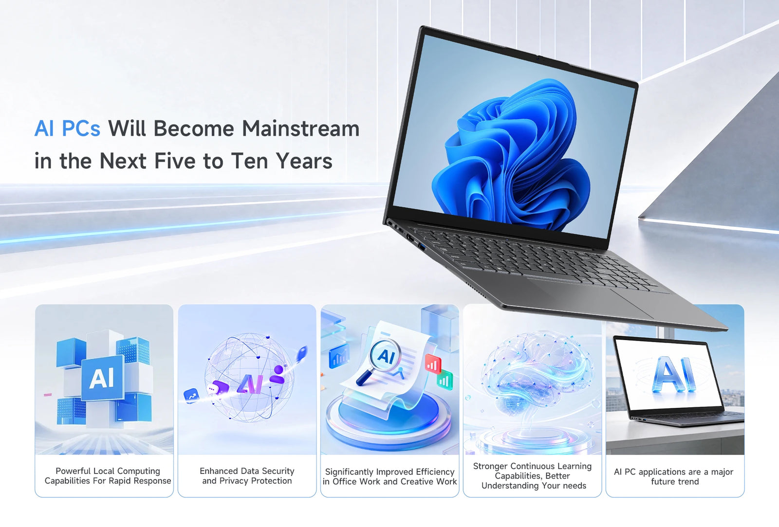 BMAX X17 Turbo Laptop | Intel Core Ultra 5 115U Windows 11 Pro Notebook - A+ Image 3