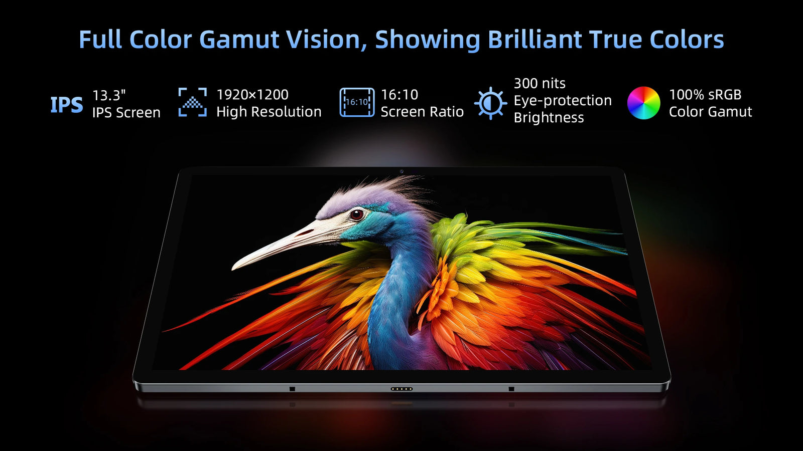 BMAX I13 Tablet | 13.3-Inch Android 16 4G LTE Tablet PC with T7255 Octa-Core Processor - A+ Image 4