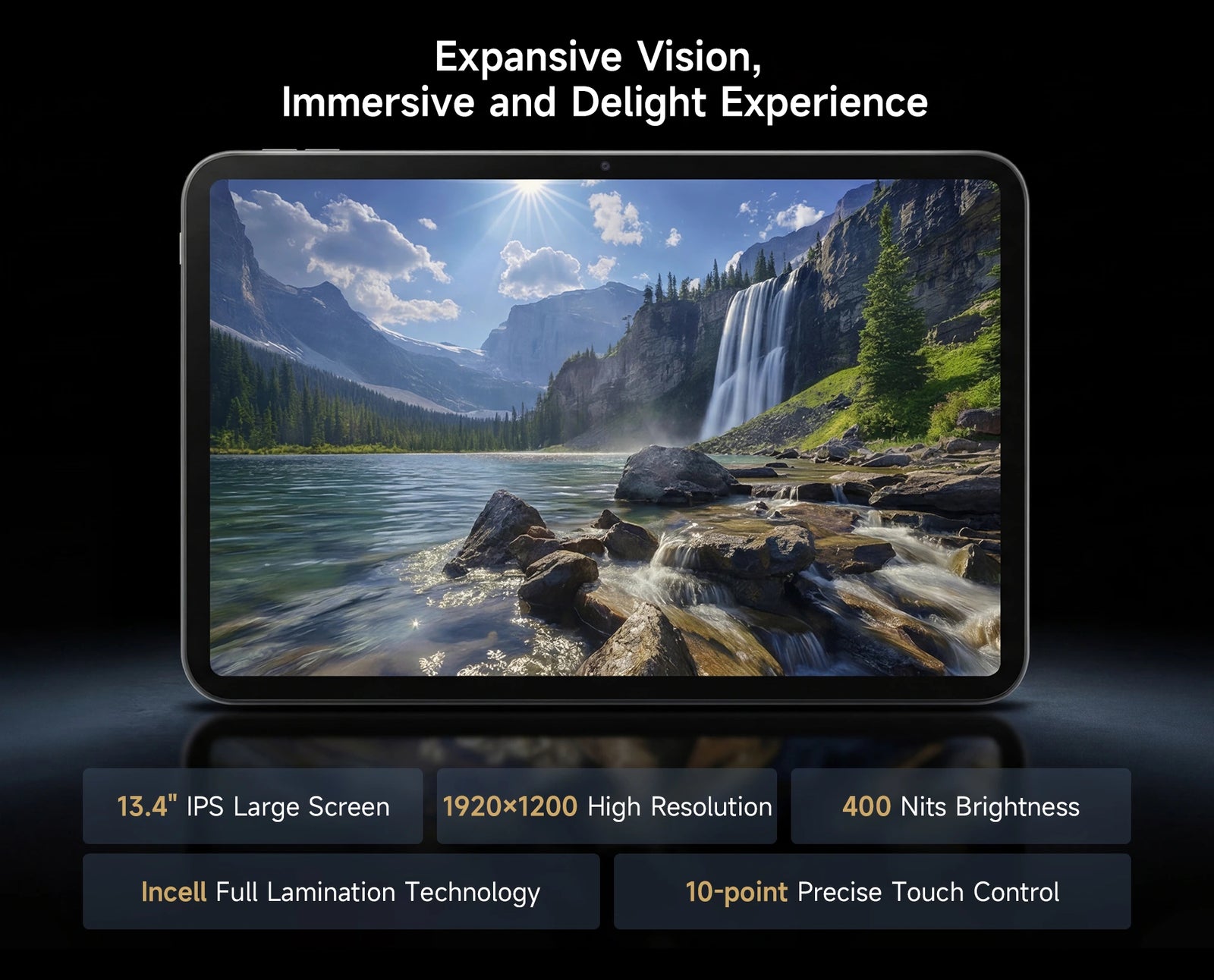 BMAX I14 Tablet | 13.4-Inch Android 16 Tablet PC with T7280 Octa-Core Processor - A+ Image 4