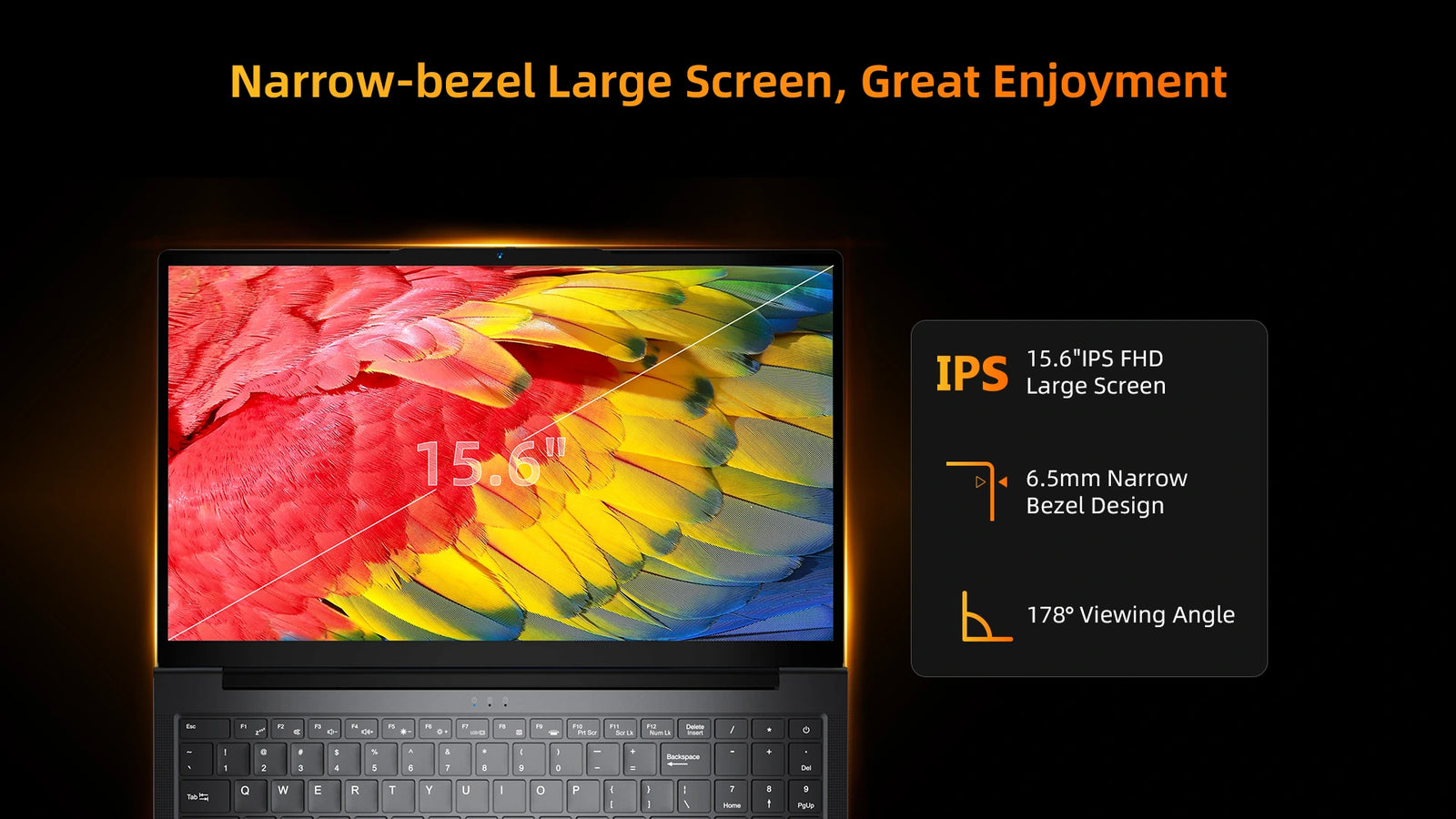 BMAX X17 Pro Laptop | AMD Ryzen 7 7730U Windows 11 Pro Notebook - A+ Image 5