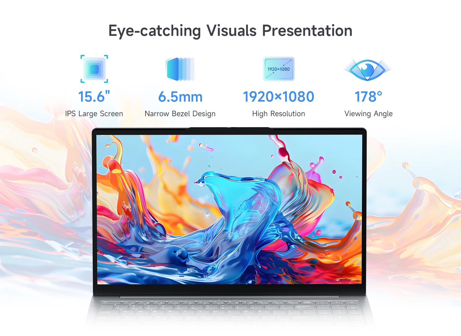 BMAX X17 Turbo Laptop | Intel Core Ultra 5 115U Windows 11 Pro Notebook - A+ Image 6