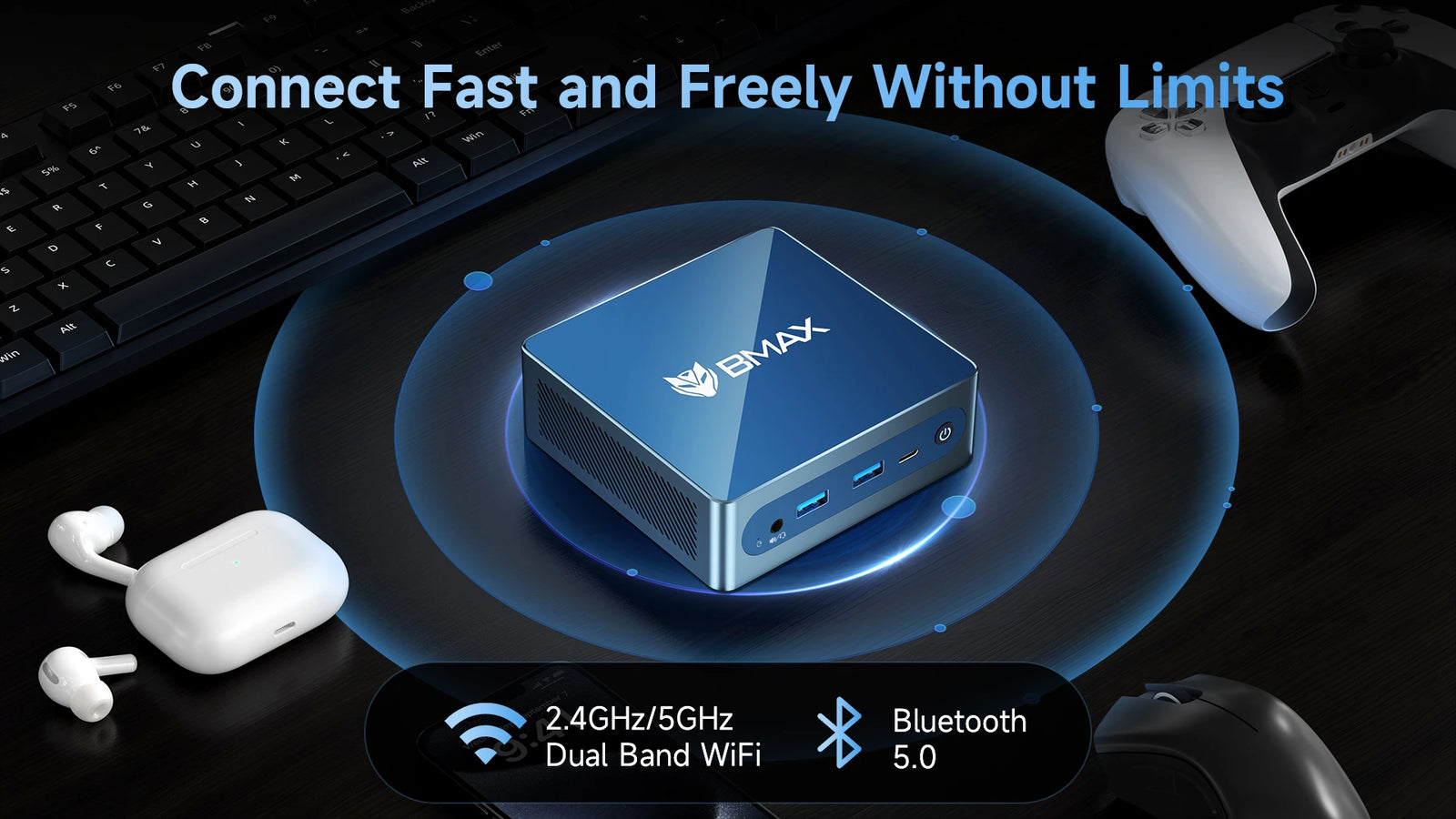 BMAX B4 Plus Mini PC | Intel Processor N95 Windows 11 Computer - A+ Image 8