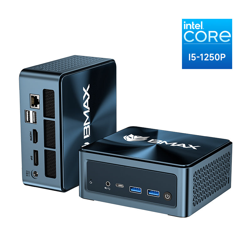 Bmax B9 Plus Mini PC Intel Core i5-1250P 24GB LPDDR5 RAM 512GB SSD