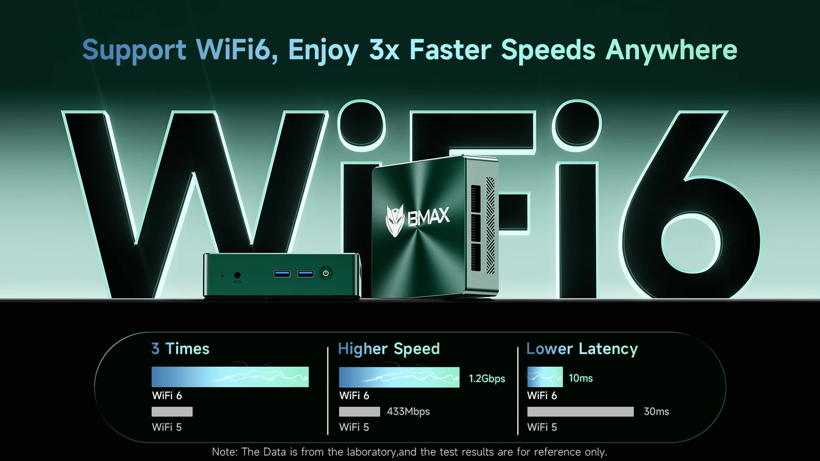 BMAX B6 Turbo Mini PC | Intel Core i5-8257U Windows 11 Computer - A+ Image 9