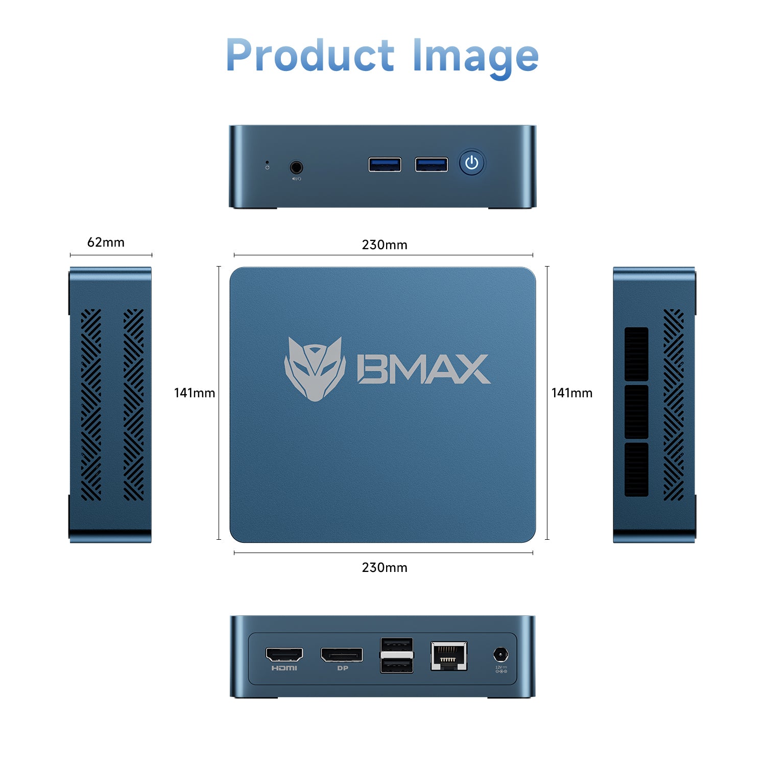 Bmax B2 Power Intel® Celeron® 5205U 8GB DDR4 RAM 256GB SSD Mini PC