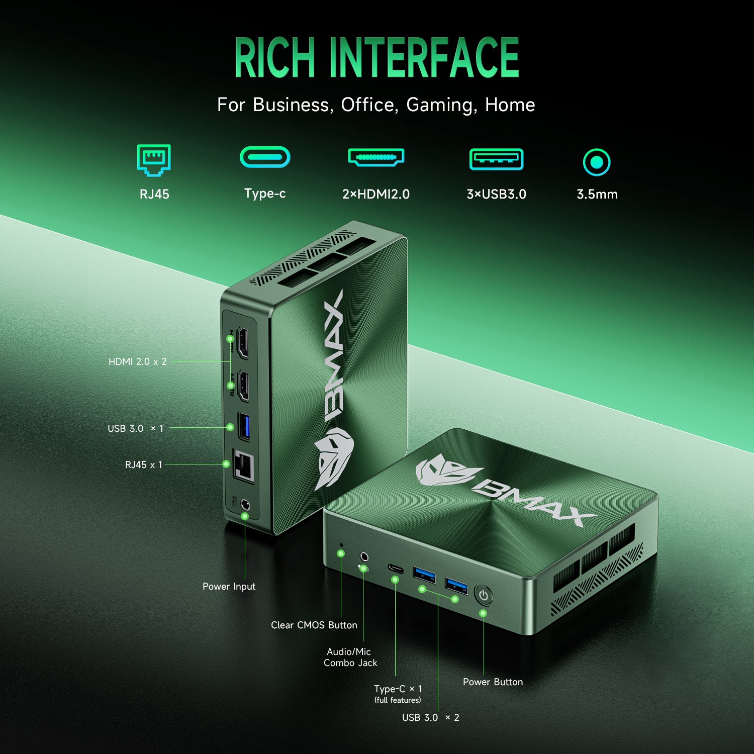 Bmax B6 Plus Mini PC Windows 11 Pro for Business and Multitasking