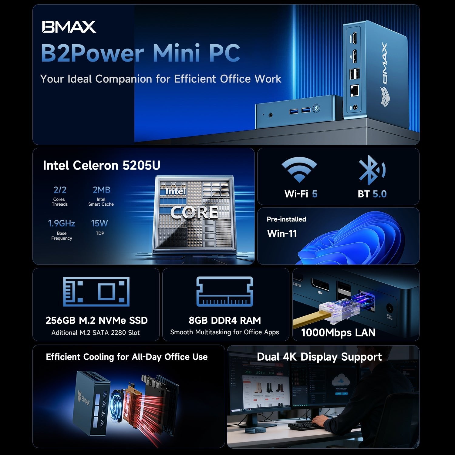 BMAX B2 Power Mini PC - Mini PC