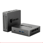 BMAX B3 Pro Mini PC featuring Intel Celeron N4500, 8GB LPDDR4 RAM, 256GB SSD, and 4K dual-display support via dual HDMI 2.0.
