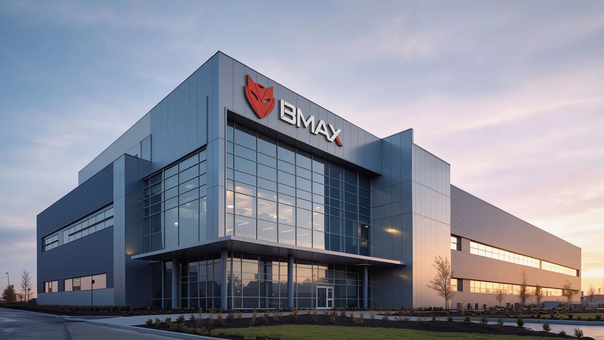 BMAX brand headquarters building and portable computing solutions development center.