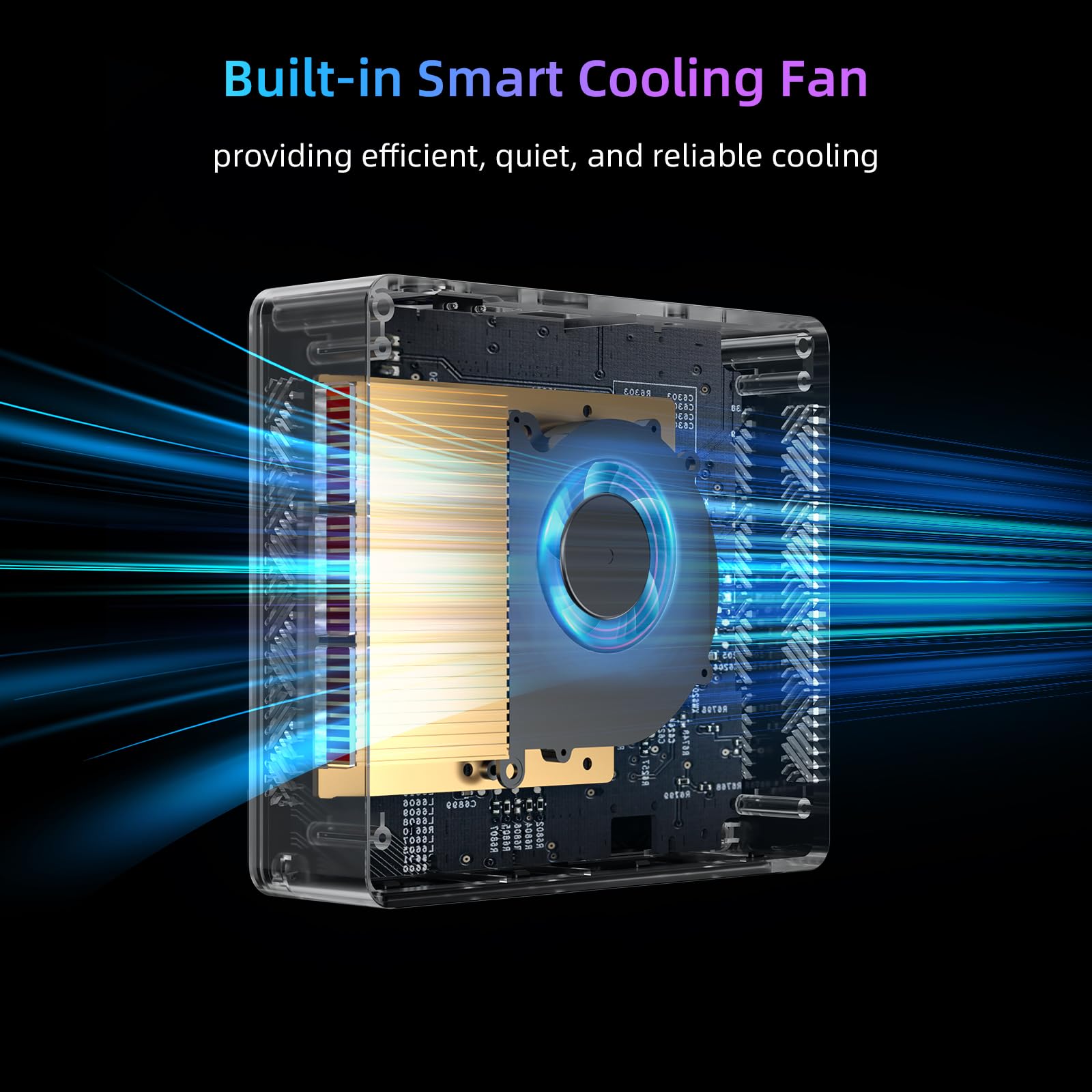 Bmax B3 Pro Connectivity with Gigabit Ethernet LAN and Dual Band WiFi